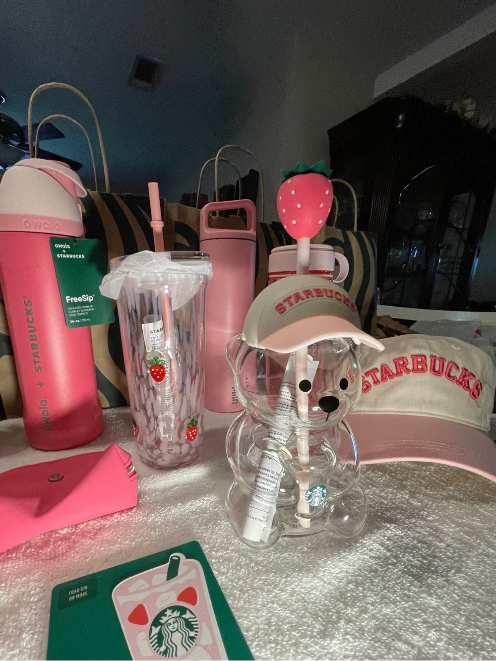 Lot of 10 Starbucks pink drink vibes collection + Owala + Miir